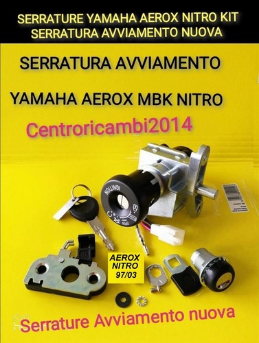 Serrature yamaha aerox - aerox, nitro