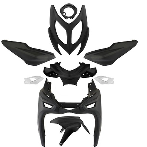 Kit pezzi carena - 9, nero