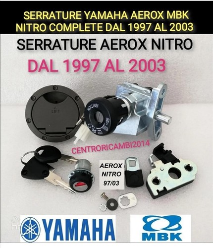 Serrature yamaha aerox - aerox, mbk